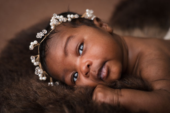Baby meisje close-up