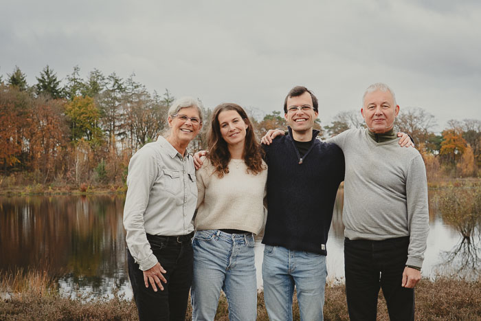 Familie fotoshoot in de natuur bij Nijmegen.