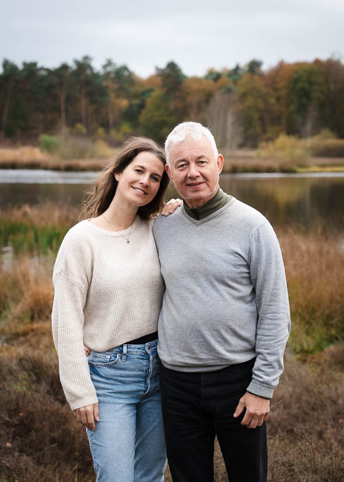 Familie fotoshoot in de natuur bij de Hatertse Vennen in Nijmegen.